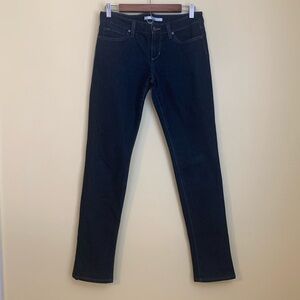 Joe’s Jeans | Honey Skinny Leg Dark Blue Denim Tapered Leg Stretch Jeans 28